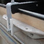 109032 Cramaro (OEM) Anti Lift Assembly Single Bend for Vinyl & Rock Bow Tarps (Straight Clip)